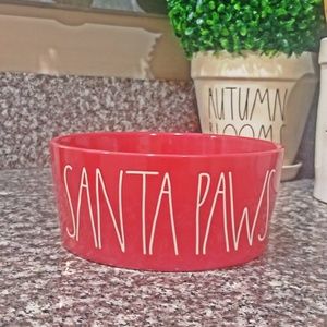 Rae Dunn Christmas dog bowl